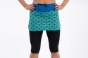Spódniczka Biegowa Irena Zielona Retro Capri